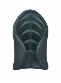 Серый сквозной мастурбатор с вибрацией Manwan Starter - Manwan - в Новом Уренгое купить с доставкой