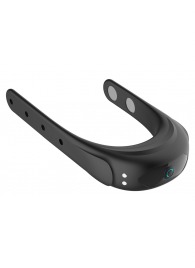 Черное эрекционное виброкольцо на ремешках - Boys of Toys - в Новом Уренгое купить с доставкой