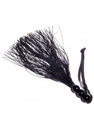 Черная силиконовая плетка - 25,4 см. - Boys of Toys - купить с доставкой в Новом Уренгое