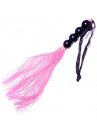 Розовая силиконовая плеть - 35,5 см. - Boys of Toys - купить с доставкой в Новом Уренгое