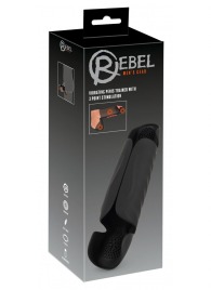 Черный вибромастурбатор с трехточечной стимуляцией Penis Trainer with 3 Point Stimulation - Orion - в Новом Уренгое купить с доставкой