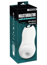 Белый мастурбатор Masturbator with 2 functions - Orion - в Новом Уренгое купить с доставкой