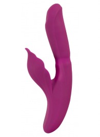 Лиловый вибратор-кролик 4 Function Vibrator - 24 см. - Orion
