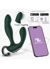 Зеленый вибромассажёр простаты Greeny - 12,8 см. - Intoyou - в Новом Уренгое купить с доставкой