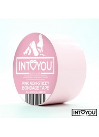 Розовый скотч для фиксации Non-Sticky Bondage Tape - 15 м. - Intoyou - купить с доставкой в Новом Уренгое