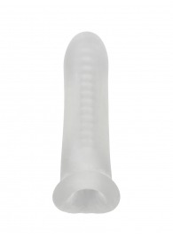 Белый фаллоудлинитель Striker - 13,5 см. - Lola Games - в Новом Уренгое купить с доставкой