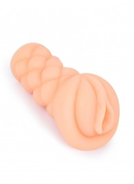 Телесный мастурбатор-вагина с вибропулей и эрекционными кольцами в комплекте - Sexy Girl - в Новом Уренгое купить с доставкой