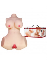 Мастурбатор-торс Aveline с 2 любовными тоннелями - Baile - в Новом Уренгое купить с доставкой