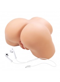 Телесный мастурбатор Olivia с 2 любовными отверстиями - Baile - в Новом Уренгое купить с доставкой