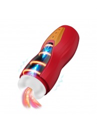 Интерактивный мастурбатор Solara с нагревом, вибрацией и поступательными движениями - Shots Media BV - в Новом Уренгое купить с доставкой