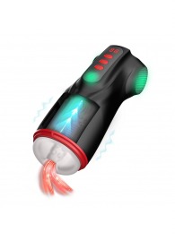 Интерактивный мастурбатор Raven с вакуумом, вибрацией и подсветкой - Shots Media BV - в Новом Уренгое купить с доставкой