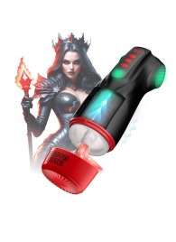 Интерактивный мастурбатор Raven с вакуумом, вибрацией и подсветкой - Shots Media BV - в Новом Уренгое купить с доставкой