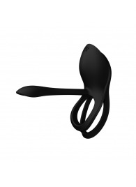 Черное эрекционное виброкольцо Bayek с пультом ДУ - Zalo - в Новом Уренгое купить с доставкой