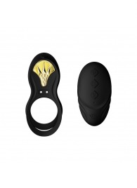 Черное эрекционное виброкольцо Bayek с пультом ДУ - Zalo - в Новом Уренгое купить с доставкой