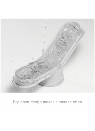 Белый мастурбатор FLIP 0 (ZERO) - Tenga - в Новом Уренгое купить с доставкой