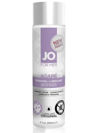 Женский лубрикант на водной основе JO AGAPE LUBRICANT ORIGINAL - 120 мл. - System JO - купить с доставкой в Новом Уренгое