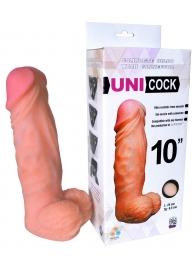 Фаллическая насадка Харнесс UNICOCK 10  - 25 см. - LOVETOY (А-Полимер) - купить с доставкой в Новом Уренгое