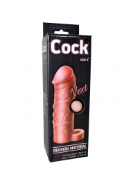 Фаллоудлинитель с кольцом COCK size L - 16,5 см. - LOVETOY (А-Полимер) - в Новом Уренгое купить с доставкой