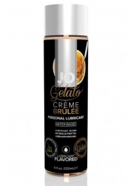 Лубрикант с ароматом крем-брюле JO GELATO CREME BRULEE - 120 мл. - System JO - купить с доставкой в Новом Уренгое