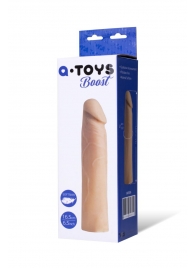 Реалистичная насадка с ярко выраженной головкой - 16,5 см. - A-toys - в Новом Уренгое купить с доставкой