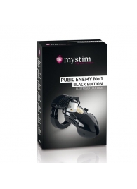 Пояс верности с электростимуляцией Mystim Pubic Enemy No1 Black Edition - MyStim - купить с доставкой в Новом Уренгое