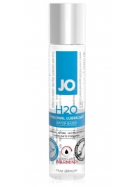 Возбуждающий лубрикант на водной основе JO Personal Lubricant H2O Warming - 30 мл. - System JO - купить с доставкой в Новом Уренгое