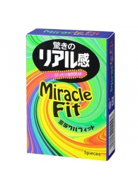 Презервативы Sagami Xtreme Miracle Fit - 5 шт. - Sagami - купить с доставкой в Новом Уренгое