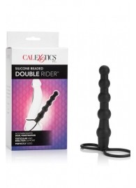 Насадка на пенис для двойного проникновения Silicone Beaded Double Rider - 14 см. - California Exotic Novelties - в Новом Уренгое купить с доставкой