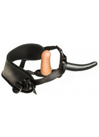 Женский страпон с вагинальной пробкой Woman Strap - 12 см. - LOVETOY (А-Полимер) - купить с доставкой в Новом Уренгое