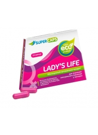 Возбуждающие капсулы Ladys Life - 14 капсул (0,35 гр.) - SuperCaps - купить с доставкой в Новом Уренгое