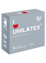 Презервативы с точками Unilatex Dotted - 3 шт. - Unilatex - купить с доставкой в Новом Уренгое