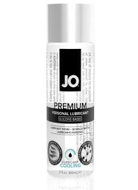 Охлаждающий лубрикант на силиконовой основе JO Personal Premium Lubricant Cooling - 60 мл. - System JO - купить с доставкой в Новом Уренгое