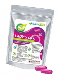 Возбуждающие капсулы Ladys Life - 2 капсулы (0,35 гр.) - SuperCaps - купить с доставкой в Новом Уренгое