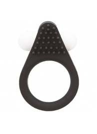 Чёрное эрекционное кольцо LIT-UP SILICONE STIMU RING 1 BLACK - Dream Toys - в Новом Уренгое купить с доставкой