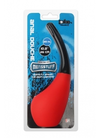 Анальный душ MENZSTUFF 310ML ANAL DOUCHE RED/BLACK - Dream Toys - купить с доставкой в Новом Уренгое