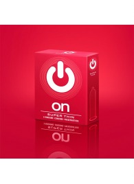 Супертонкие презервативы ON) Super Thin - 3 шт. - ON) - купить с доставкой в Новом Уренгое