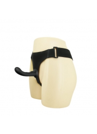 Страпон с изогнутой головкой Ultra Harness Curvy Dildo - 15,8 см. - Baile - купить с доставкой в Новом Уренгое