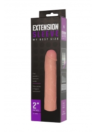 Насадка-удлинитель Extension sleeve телесного цвета - 18,5 см. - Sitabella - в Новом Уренгое купить с доставкой