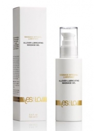 Массажный гель-смазка на силиконовой основе Allover Massage Gel - 100 мл. - YESforLOV - купить с доставкой в Новом Уренгое