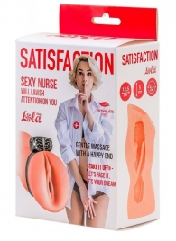 Мастурбатор с виброкольцом Satisfaction Magazine Nurse - Lola Games - в Новом Уренгое купить с доставкой