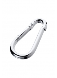 Серебристый карабин TOYFA Metal - ToyFa - купить с доставкой в Новом Уренгое