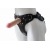 Черный пояс-трусики с двумя насадками Soft-Dolli - 16,5 и 10,5 см. - LOVETOY (А-Полимер) - купить с доставкой в Новом Уренгое