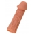 Телесная реалистичная насадка KOKOS Extreme Sleeve 05 с дополнительной стимуляцией - 12,7 см. - KOKOS - в Новом Уренгое купить с доставкой