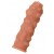 Телесная реалистичная насадка KOKOS Extreme Sleeve 11 с дополнительной стимуляцией - 12,7 см. - KOKOS - в Новом Уренгое купить с доставкой