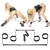 Комплект наручников и наножников с распорками Spread  em Bar and Cuff Set - Pipedream - купить с доставкой в Новом Уренгое