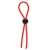 Красное эрекционное лассо с одной бусиной-утяжкой STRETCHY THIN LASSO - Dream Toys - в Новом Уренгое купить с доставкой