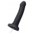 Черный фаллос с имитацией эякуляции Silicon Cum Dildo L - 19,6 см. - Strap-on-me - купить с доставкой в Новом Уренгое