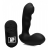Черный стимулятор простаты Alpha-Pro 7X P-Milker Silicone Prostate Stimulator with Milking Bead - XR Brands - в Новом Уренгое купить с доставкой