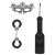Черный игровой набор Introductory Bondage Kit №4 - Shots Media BV - купить с доставкой в Новом Уренгое