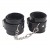 Черные оковы на ноги Obey Me Leather Ankle Cuffs - Chisa - купить с доставкой в Новом Уренгое